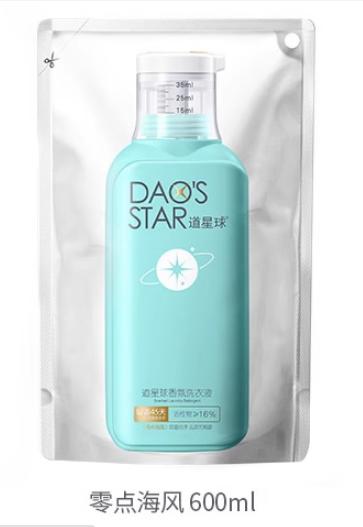道星球香氛洗衣液（零点海风）补充装600ml 商品图0