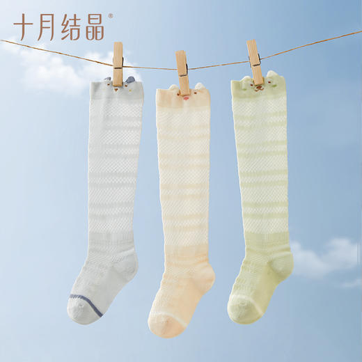 婴儿长筒袜子夏季薄网眼男女童宝宝不勒腿夏天高筒过膝袜 商品图5