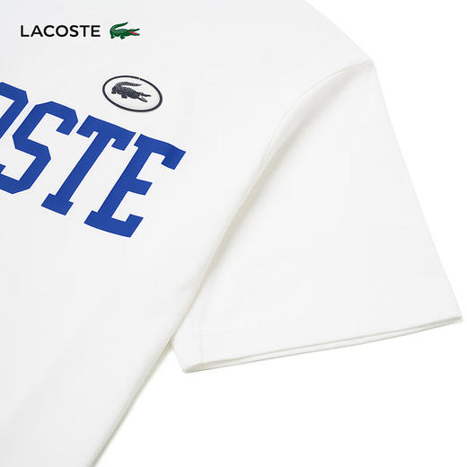 Lacoste法国鳄鱼男装 新款简约休闲纯棉短袖时尚百搭T恤TH7411-98 商品图9