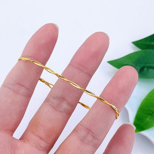 【限时克减150元】足金999.9 调节双层蛇骨链手链(AF040SL00066)（预售产品下单后不退款不退货不换货不补差价） 商品图2