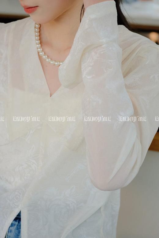 【门店同款】ENJOY春季微喇袖气质上衣 156795751 商品图4