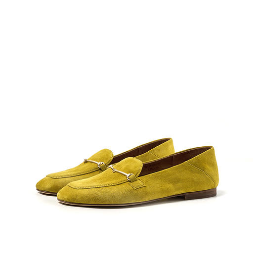 faytobe马衔扣金属乐福鞋24春款通勤乐福鞋多色一脚蹬女精致百搭单鞋 商品图6