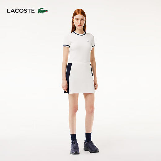 【海南专供价】Lacoste法国鳄鱼女装新款时尚百搭半身裙JF7273-10 商品图3