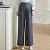 剩XL/XXL 米思阳2026春季新款通勤ol风宽松休闲裤高腰气质小个子西裤女0677 商品缩略图0
