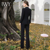 IWY/高端新中式国风黑色西装套装醋酸春修身高级感西服外套女CP2078 商品缩略图3