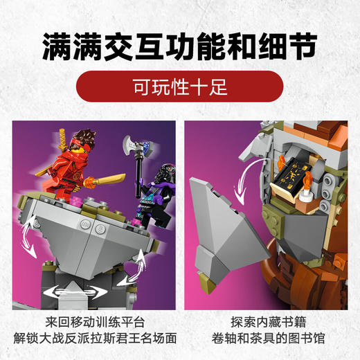 乐高积木L71819乐高幻影忍者系列神龙石殿 商品图3