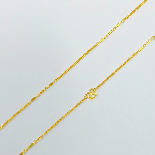 足金999.9 肖邦链间杨桃项链间款项链杂花链(AF030XL00045-1)预售产品下单后不退款不退货不换货不补差价 商品图0