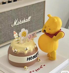 【臻品系列】---提前7天预定--【维尼熊】孕妇蛋糕