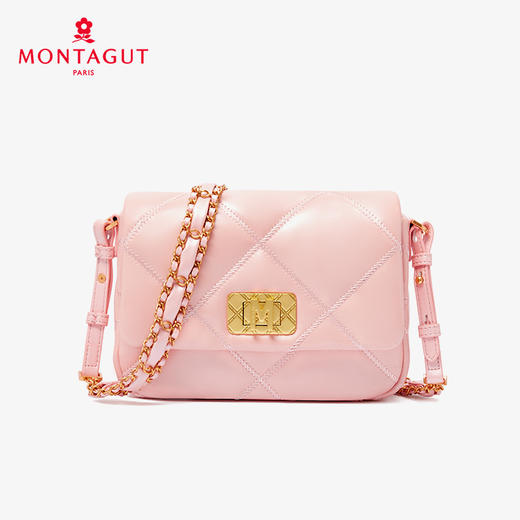 春夏新色梦特娇优雅珍珠法式小香风斜挎包【高级羊皮系列】 商品图2