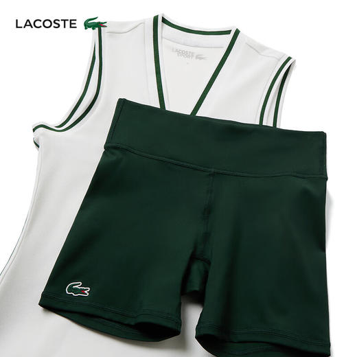 【海南专供价】Lacoste法国鳄鱼女装新款时尚透气网球服运动连衣裙EF1031-98 商品图3