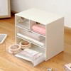 良品抽屉式收纳盒压克力文具饰品整理储物盒零件盒办公室小物品柜 商品缩略图1