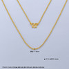 足金999.99 五9黄金圆珠链项链珠仔链(AFWJ050XL00006)补差价）预售产品下单后不退款不退货不换货不补差价 商品缩略图3
