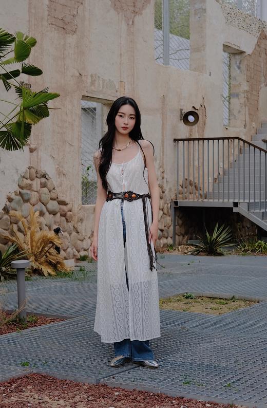 【门店同款】ENJOY春季松驰美学-蕾丝镂空吊带裙 157048715 商品图2