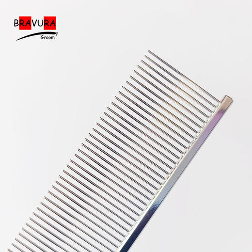 宠物排梳H03全宽齿宠物美容师通用排梳狗狗开结挑毛猫咪梳毛造型 商品图3