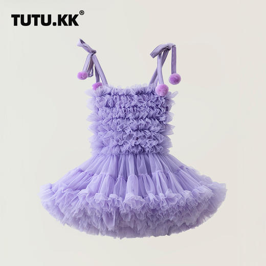 【tutu吊带蓬蓬裙】新款童装礼服女童连衣裙吊带蓬蓬裙tutu儿童网纱公主裙表演服 商品图8