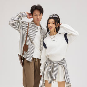 【断码清仓】HX 春季翻领长袖衬衫S103411155101