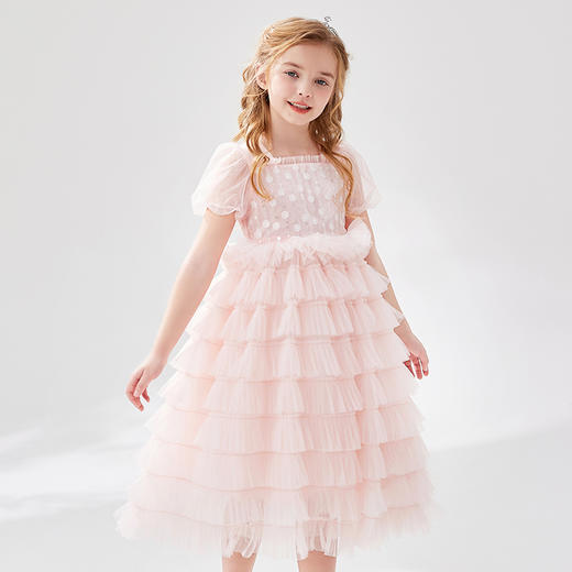 笛莎Deesha T恤2024夏季新款时尚优雅礼服裙 商品图0