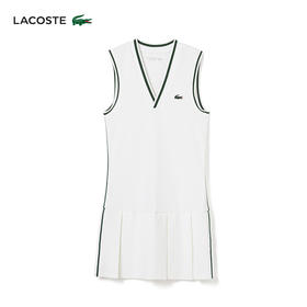 【海南专供价】Lacoste法国鳄鱼女装新款时尚透气网球服运动连衣裙EF1031-98