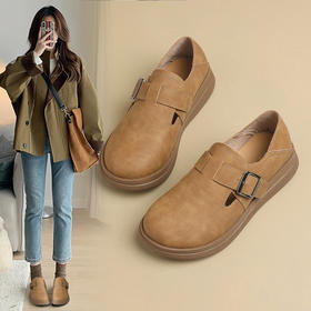 ZHR则则勃肯鞋女2024春季新款百搭一脚蹬懒人鞋轻便防滑平底单鞋