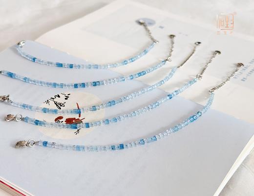 天然海蓝宝糖块手链 商品图4