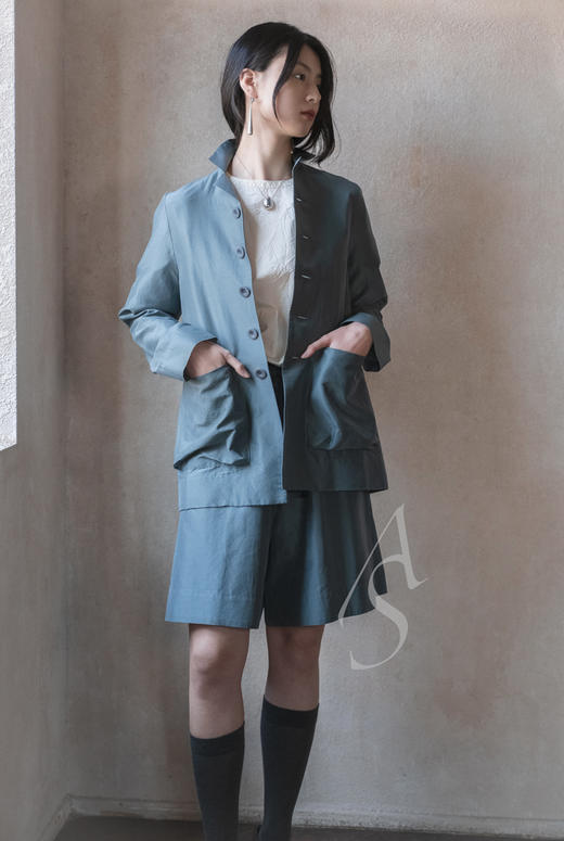 Toogood  铅蓝色PHOTOGRAPHER丝棉夹克 商品图1