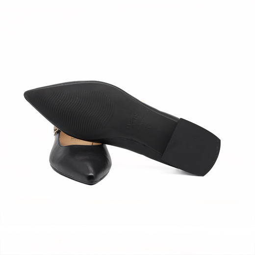 #断码特价37码#西班牙原产优雅舒适经典MaryJane玛丽珍款女款船鞋5704黑色 商品图6