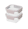 ORRT-102 glasslock玻璃正方保鲜盒1020ml（粉色） 商品缩略图1