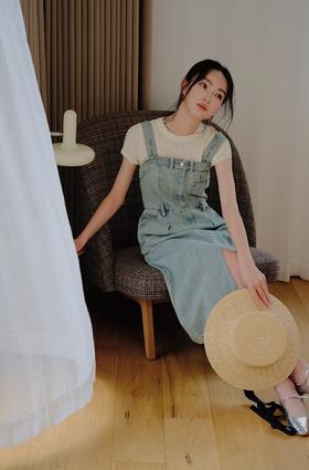 【门店同款】ENJOY春季腰包牛仔背带裙 156995243