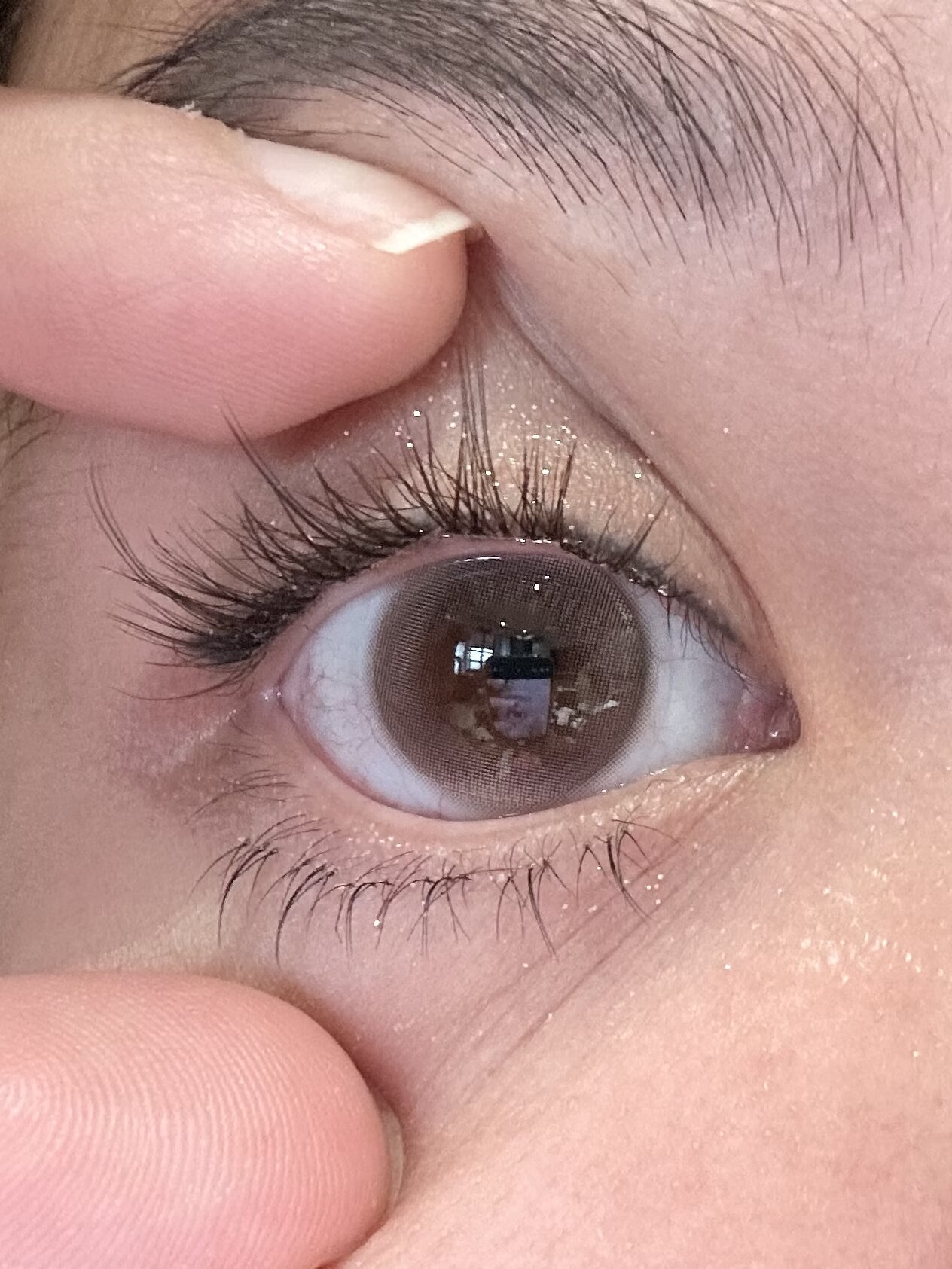 loveiikira半年抛美瞳 奶昔棕 14.2mm