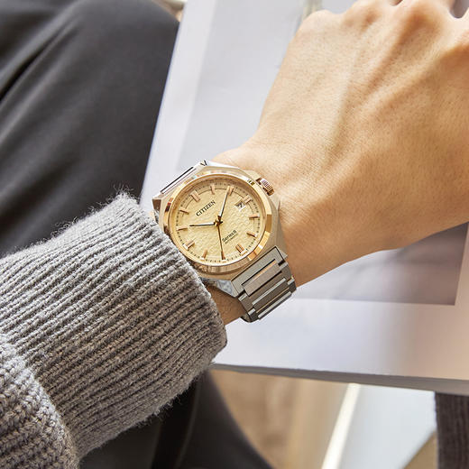 西铁城日本正品全新Series8系列休闲日历机械表NB6059-57P 商品图7