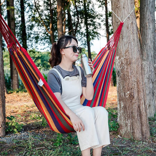 何大屋（Hodtown）吊床  怡然自得红色条纹吊床HDW1513 商品图2
