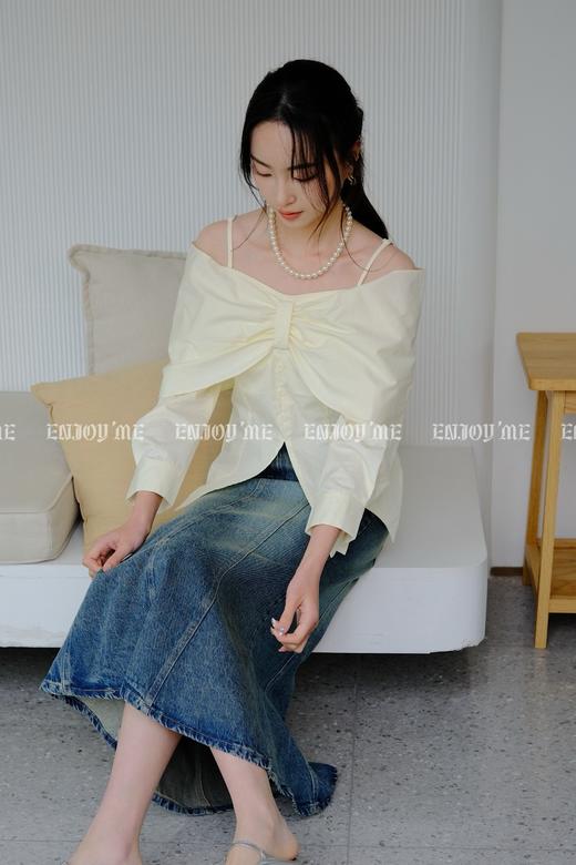 【门店同款】ENJOY春季摩登浪漫-牛仔鱼尾半身裙 157048678 商品图1