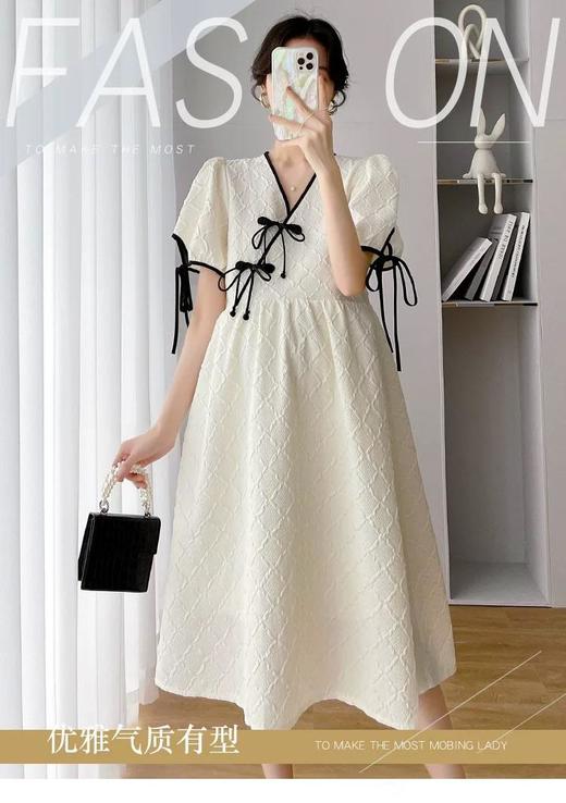 【H商品推广】1363#大码显瘦连衣裙可哺乳孕妇潮妈 商品图7