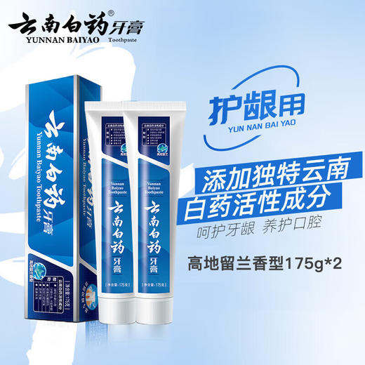 云南白药 高地留兰香型 175g*2支装 商品图0