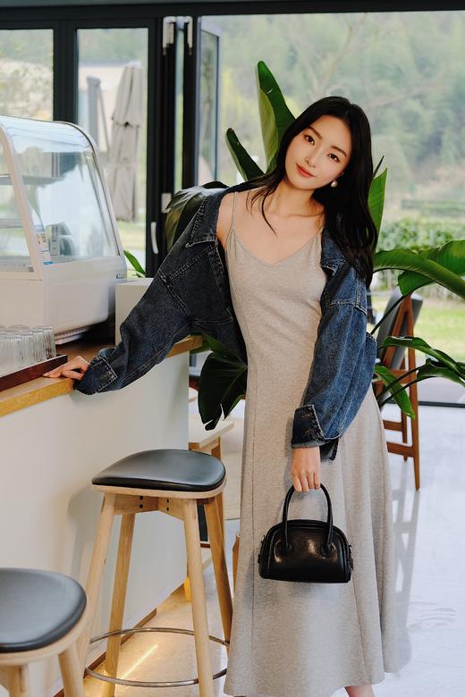 【门店同款】ENJOY春季松驰美学-牛仔吊带裙两件套 157048651 商品图6