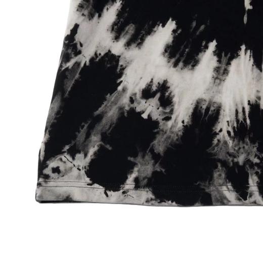 T99夏季新款男士时尚流行螺旋扎染高街潮短袖t恤休闲水墨宽松复古 商品图5