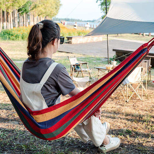 何大屋（Hodtown）吊床  怡然自得红色条纹吊床HDW1513 商品图1