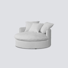 NS家居nsfurniture布艺软包单人沙发NSSF-5481-C2-20 NS VIVI-Natural