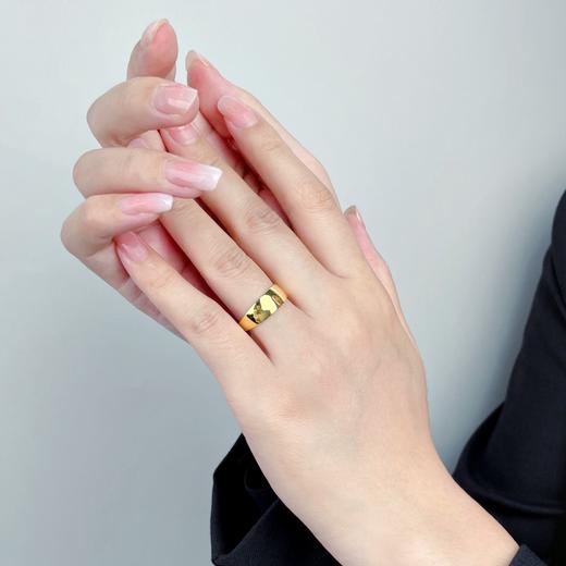 足金999.9 黄金光面活口蛇肚戒(JZ00674-06)（预售产品下单后不退款不退货不换货不补差价）（预售产品下单后不退款不退货不换货不补差价） 商品图4