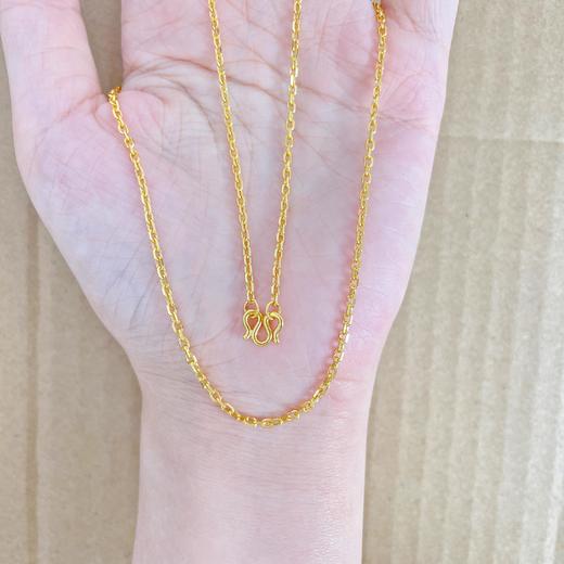 【限时克减128元】足金999.9 十字链项链(XL00042-06)补差价）补差价）预售产品下单后不退款不退货不换货不补差价 商品图2