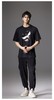 PINLI品立新中式2024夏季新款男仙鹤祥云烫钻短袖T恤BG242111024 商品缩略图8
