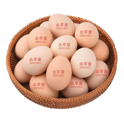 【荆楚印象】富硒谷物虫草鲜鸡蛋±50g*50枚/箱 商品图1