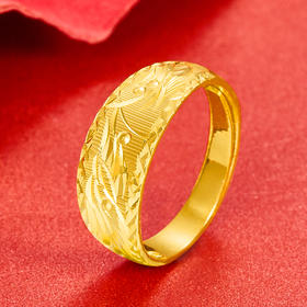 【限时克减128元】足金999.9 黄金龙凤活口蛇肚戒(JZ00685-02)（预售产品下单后不退款不退货不换货不补差价）（预售产品下单后不退款不退货不换货不补差价）