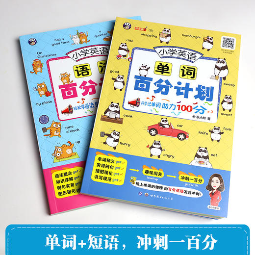 【两册】小学英语语法 单词百分计划 商品图1