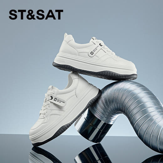 星期六休闲运动百搭小白鞋SSC1112727 商品图0