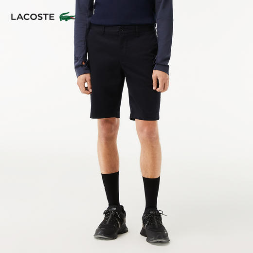 【海南专供价】Lacoste法国鳄鱼男装休闲简约时尚百搭拉链男短裤裤子FH0145-98 商品图3