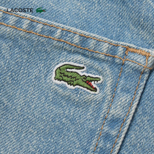 【海南专供价】Lacoste【王一博同款】法国鳄鱼男装新款休闲直筒长裤HH2321-10 商品图7