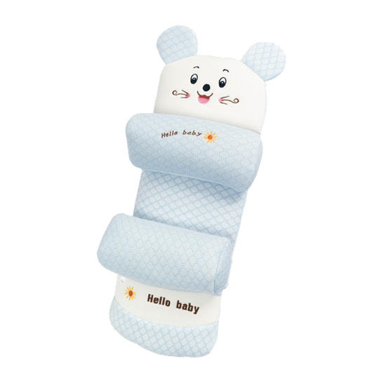 【科学用枕 从出生开始】0-3岁竹纤维荞麦婴儿枕头全网热销 防偏头定型枕可拆洗挡枕可移动 商品图6