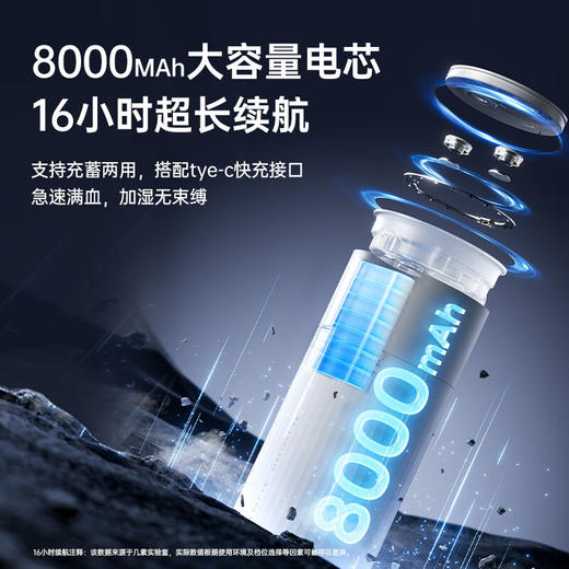 【小家电】几素桌面加湿器蓄电款I大雾0积水Humidifier Life9 HF 商品图5