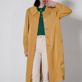 臣禾【芥末黄连衣裙】K213013277